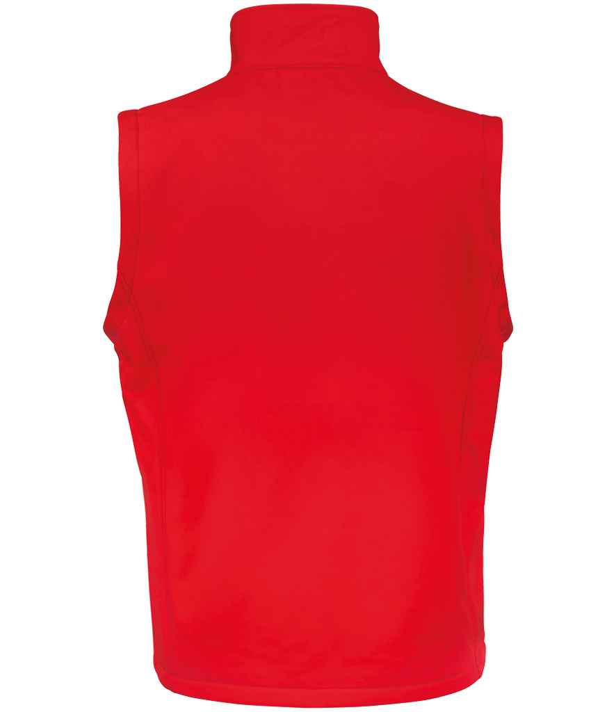 Result Core Printable Soft Shell Bodywarmer | Red/Black Gilet - Lancashire Teamwear