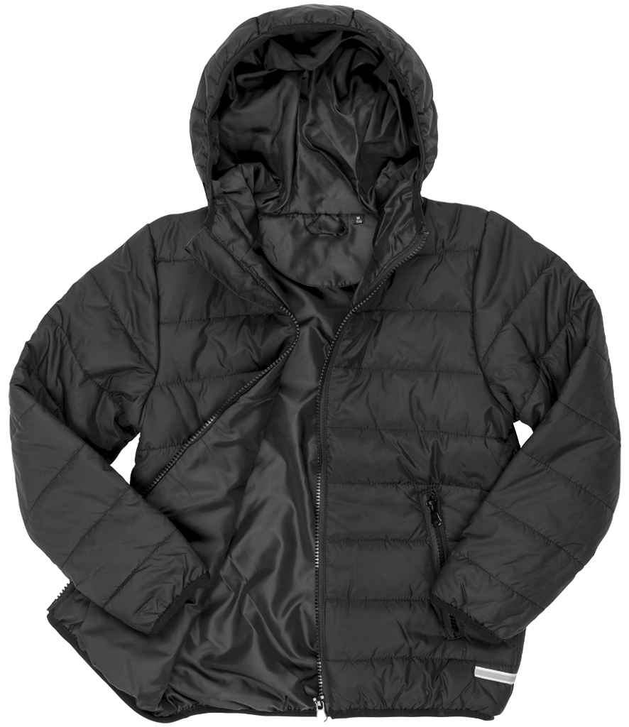 Result Core Kids Padded Jacket | Black/Black - Lancashire Teamwear