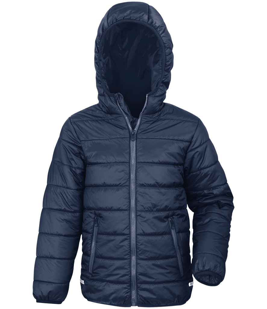 Result Core Kids Padded Jacket | Navy/Navy - Lancashire Teamwear