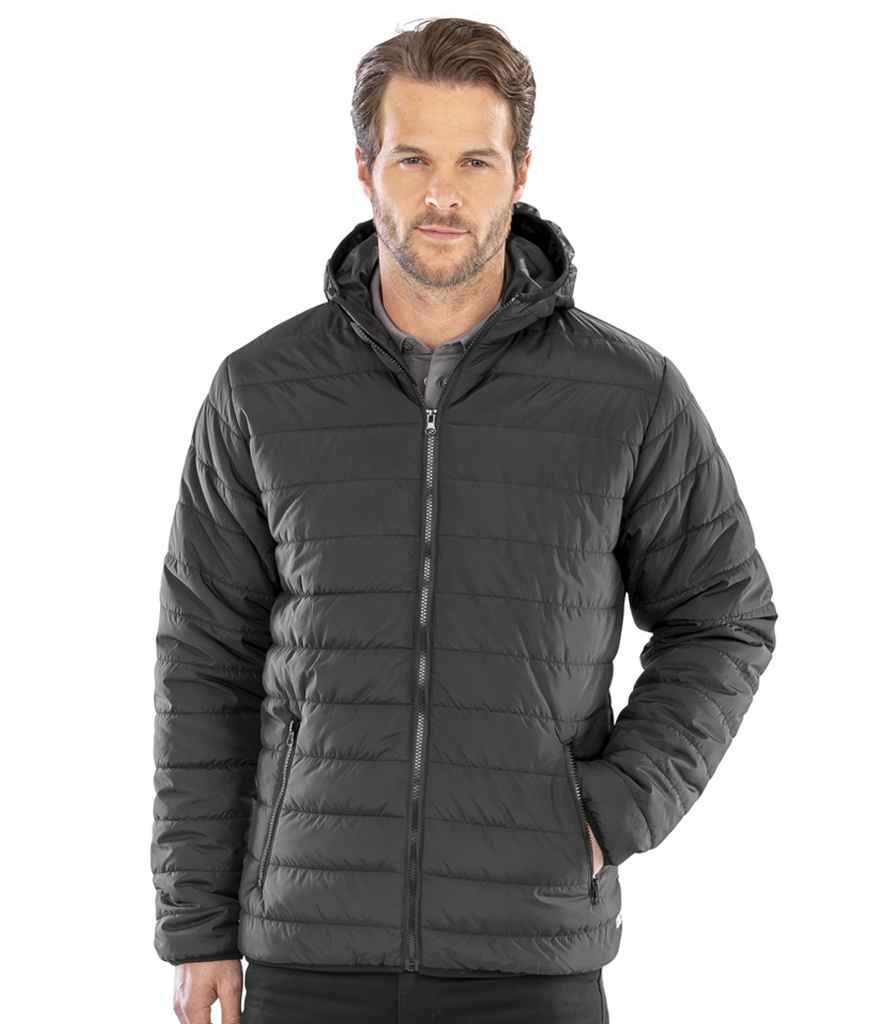 Result Core Soft Padded Jacket | Black/Black - Lancashire Teamwear