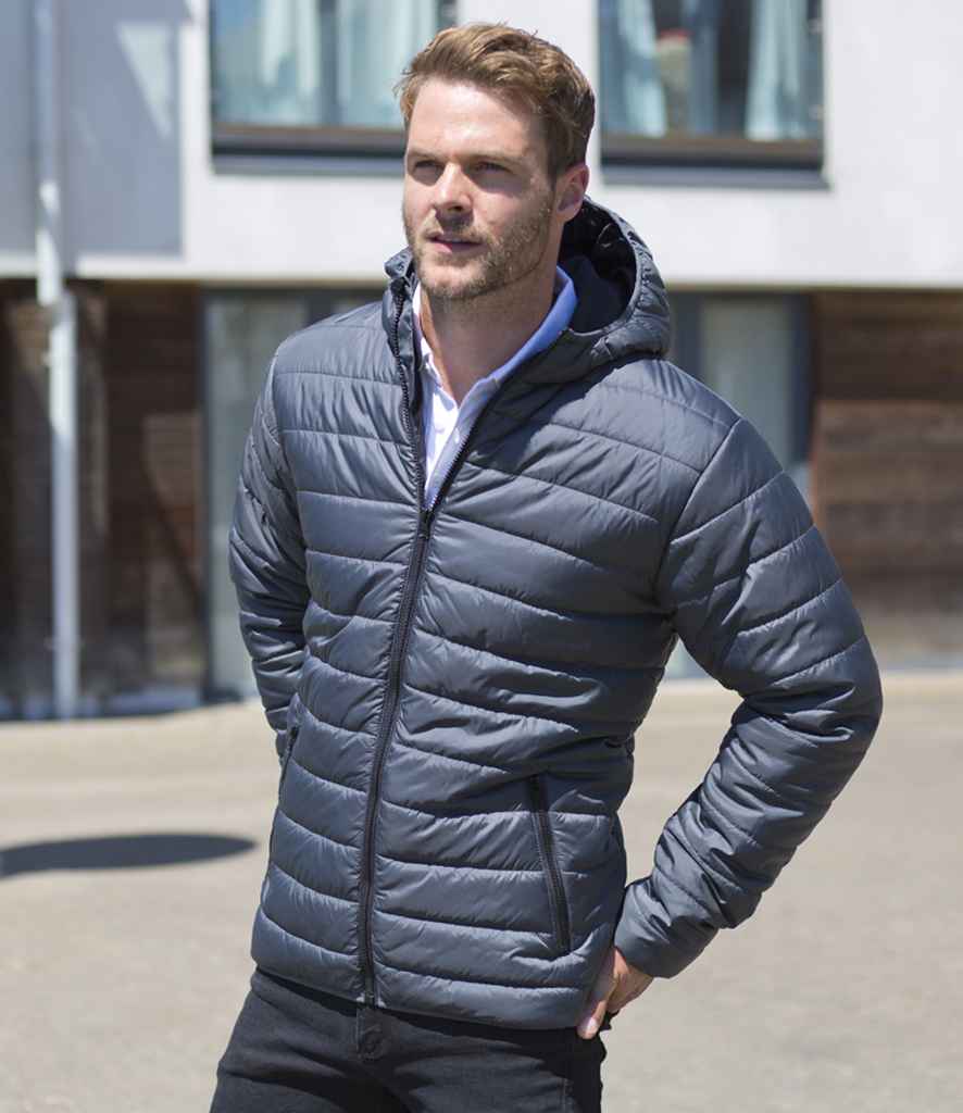 Result Core Soft Padded Jacket | Frost Grey/Black - Lancashire Teamwear