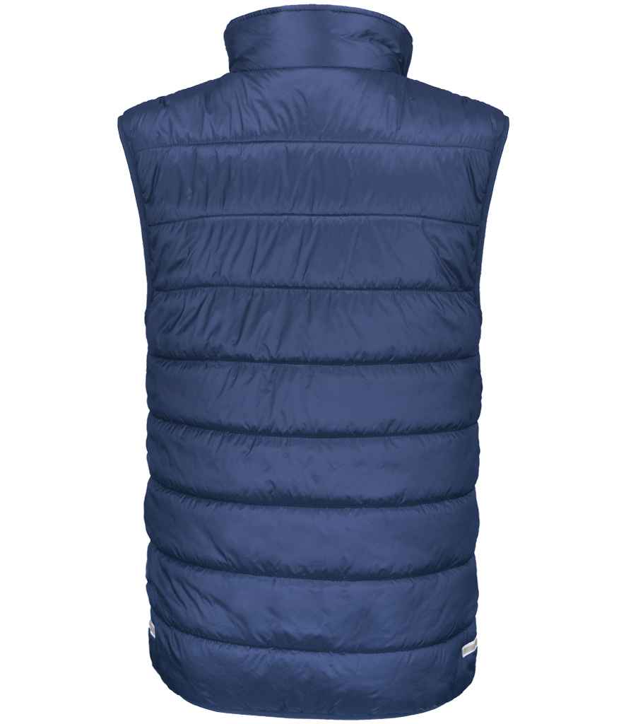 Result Core Kids Padded Bodywarmer | Navy/Royal Blue Gilet - Lancashire Teamwear