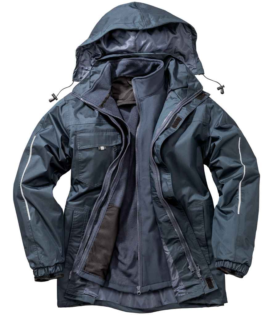 Result Core 3-in-1 Transit Jacket | Navy - Lancashire Teamwear
