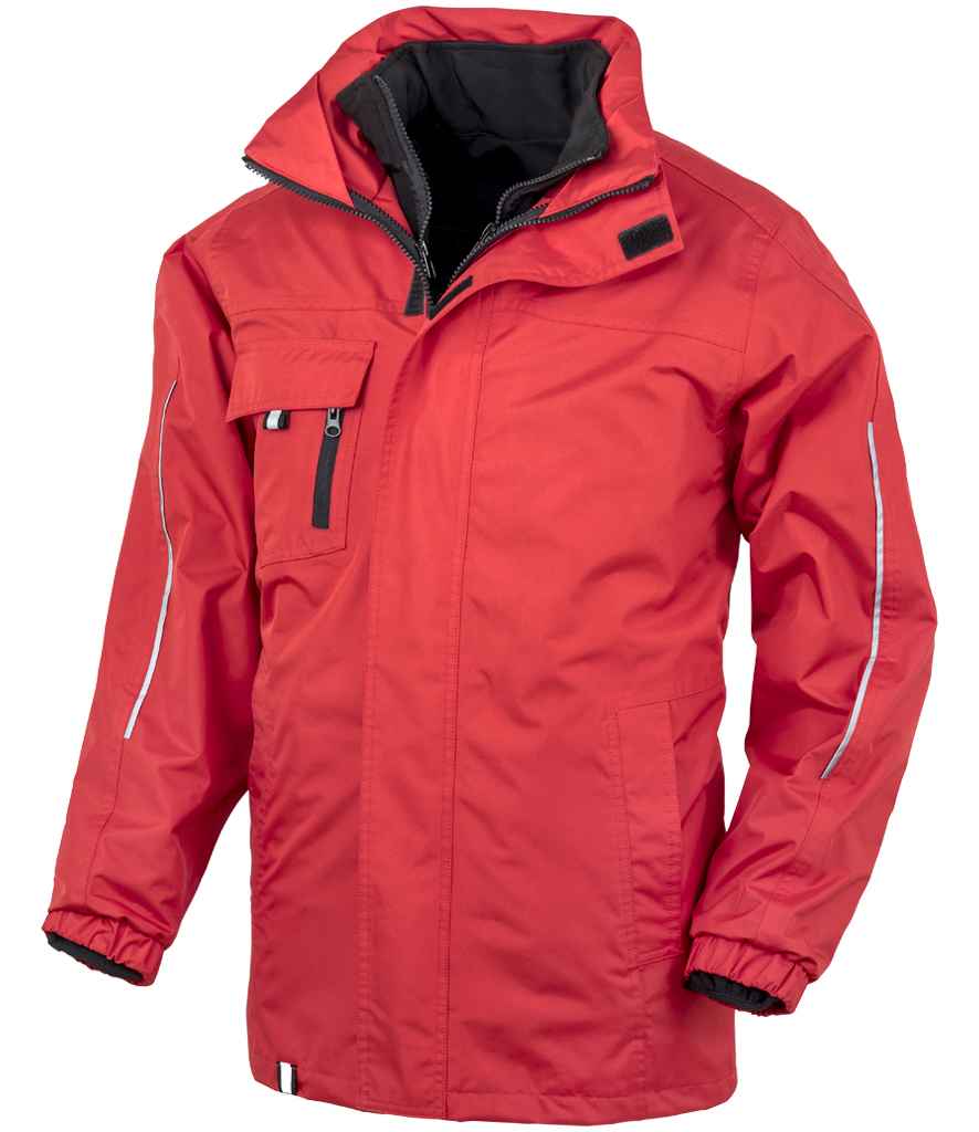 Result Core 3-in-1 Transit Jacket | Red - Lancashire Teamwear