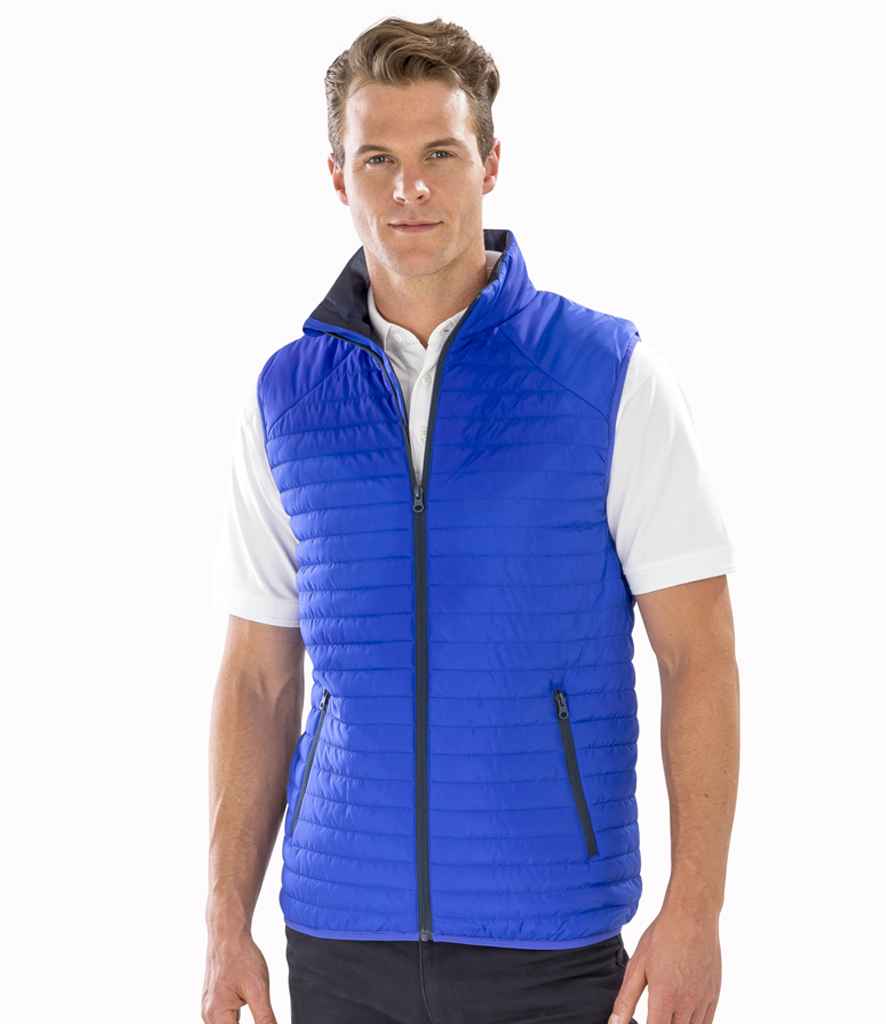 Result Genuine Recycled Thermoquilt Gilet | Royal Blue/Navy - Lancashire Teamwear