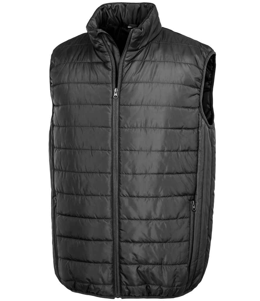 Result Genuine Recycled Promo Padded Bodywarmer Black
