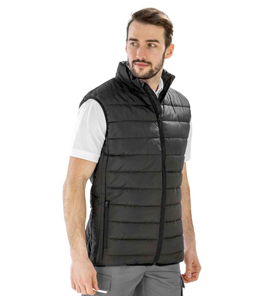 Result Genuine Recycled Promo Padded Bodywarmer | Black Gilet - Lancashire Teamwear