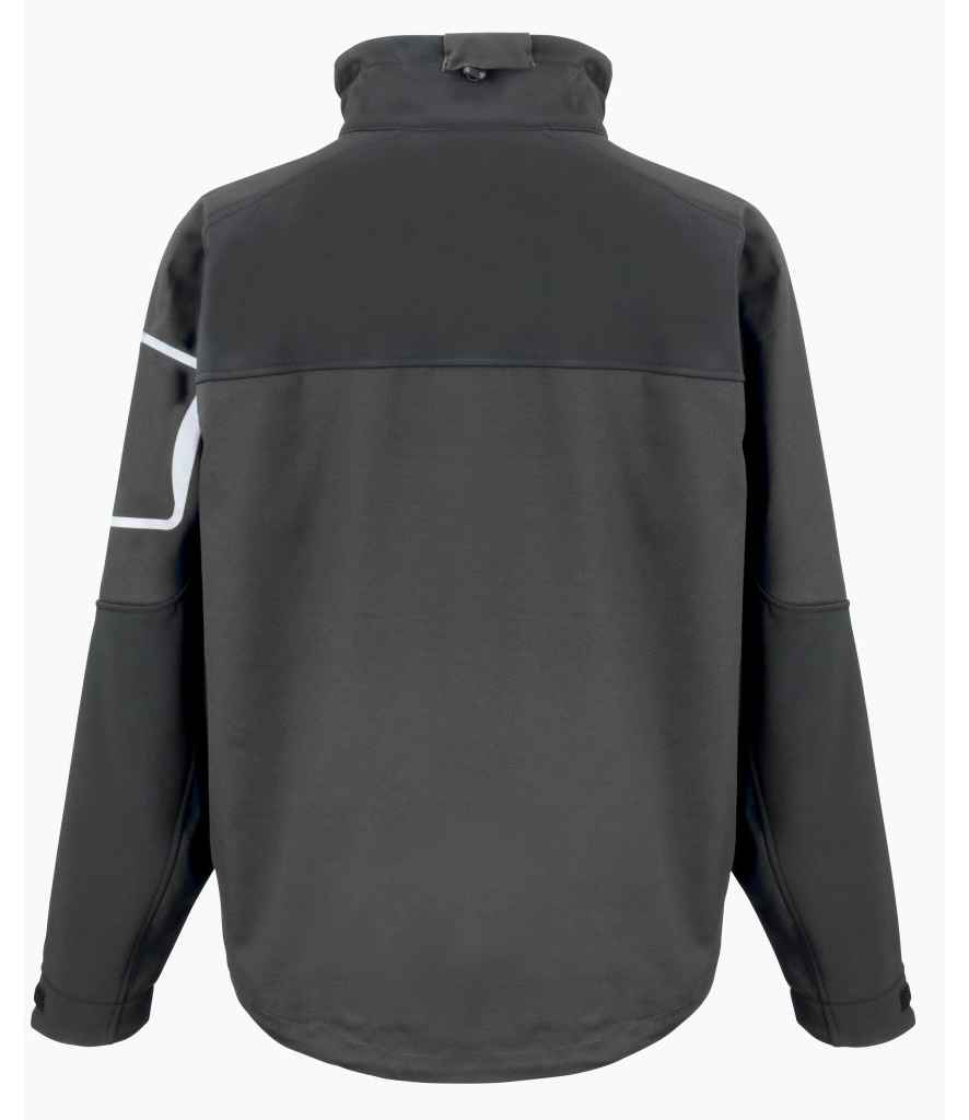 Result Work-Guard Sabre Soft Shell Jacket | Black - Lancashire Teamwear