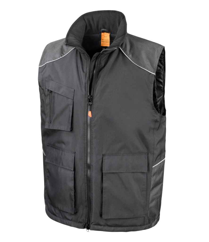 Result Work-Guard Vostex Bodywarmer Black
