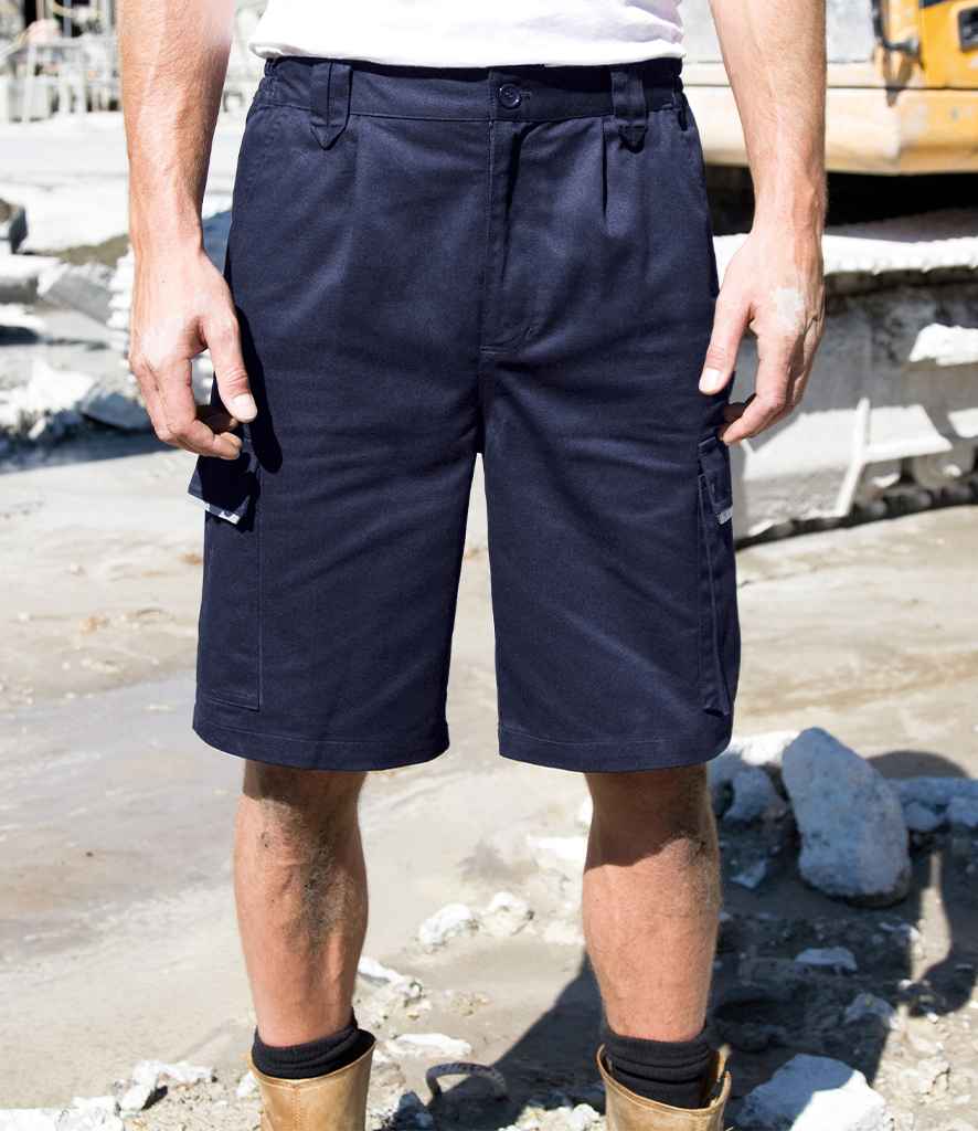 Result Work-Guard Action Shorts | Navy - Lancashire Teamwear