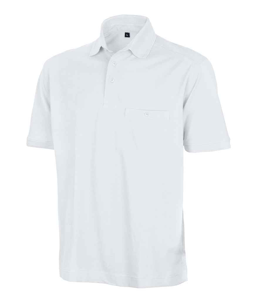 Result Work-Guard Apex Pocket Piqué Polo Shirt | White - Lancashire Teamwear