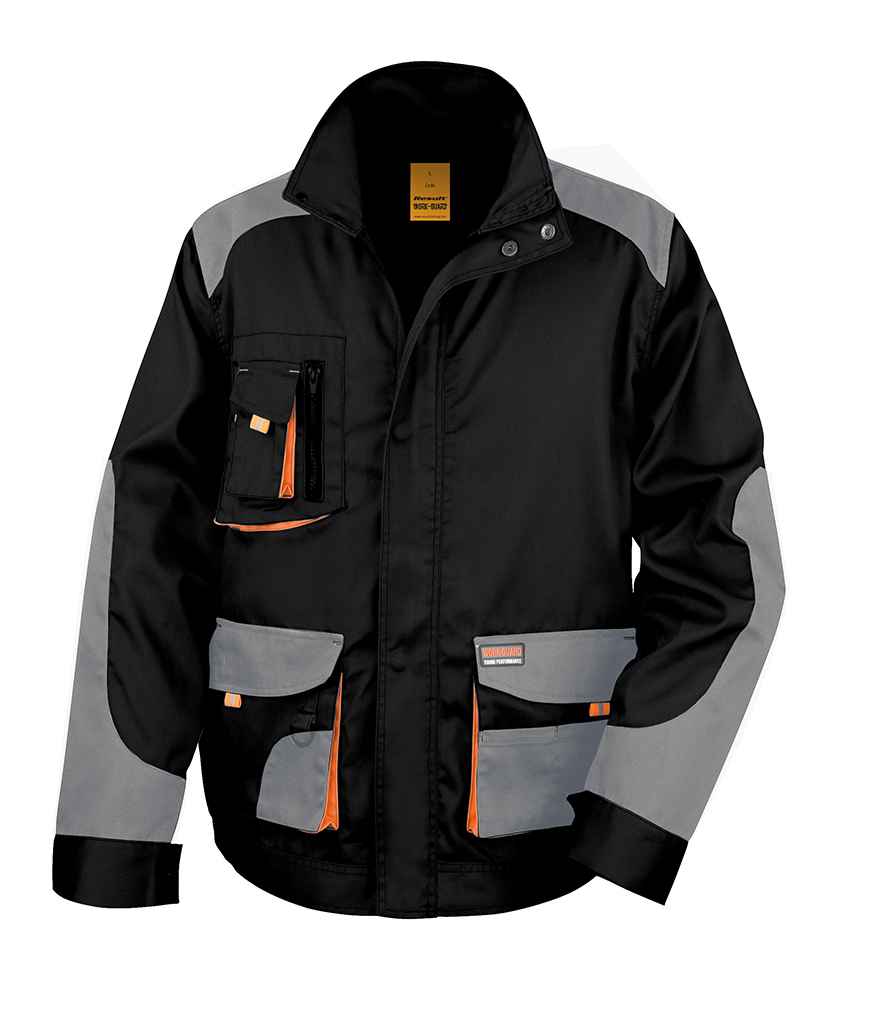 Result Work-Guard Lite Jacket | Black/Grey - Lancashire Teamwear