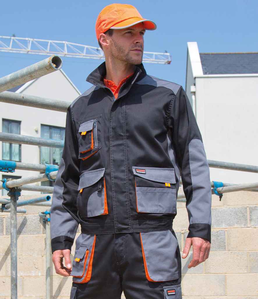 Result Work-Guard Lite Jacket | Black/Grey - Lancashire Teamwear