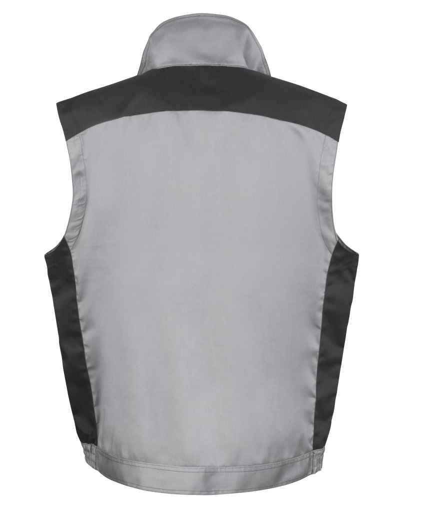 Result Work-Guard Lite Gilet | Grey/Black - Lancashire Teamwear