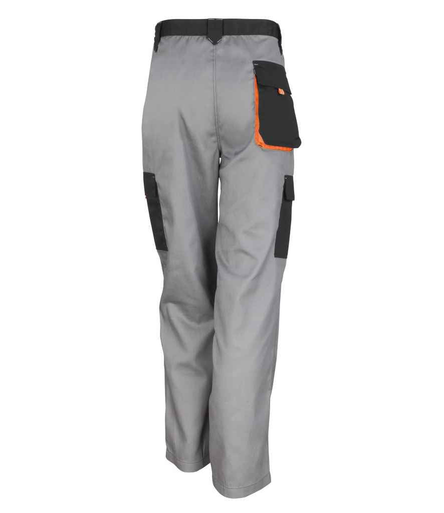 Result Work-Guard Lite Trousers | Grey/Black - Lancashire Teamwear