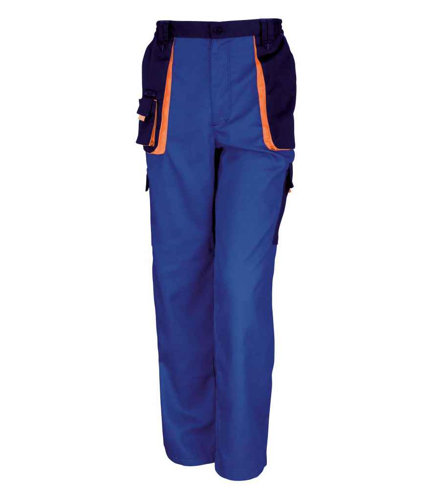 Result Work-Guard Lite Trousers | Royal Blue/Navy - Lancashire Teamwear