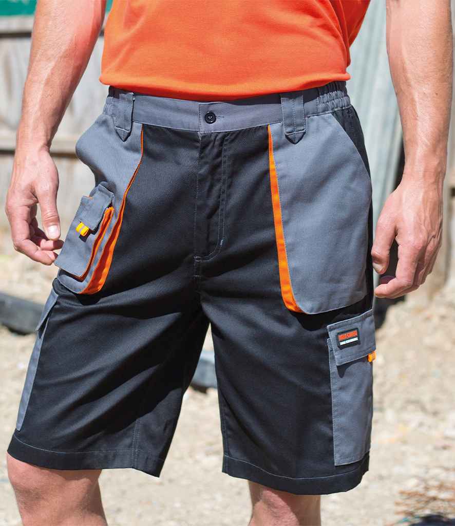 Result Work-Guard Lite Shorts | Black/Grey - Lancashire Teamwear