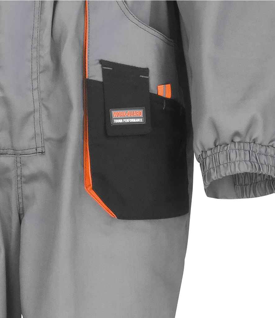 Result Work-Guard Lite Coverall | Grey/Black - Lancashire Teamwear