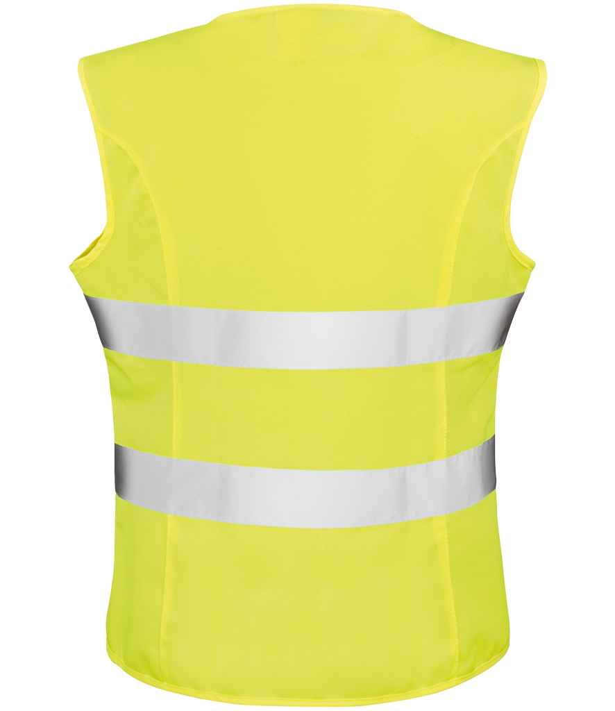 Result Core Ladies Hi-Vis Vest | Fluorescent Yellow Waistcoat - Lancashire Teamwear