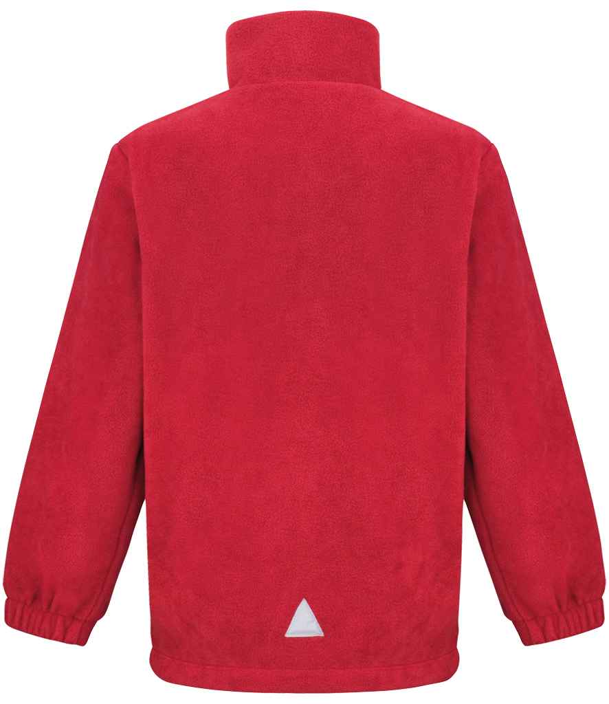 Result Kids/Youths Zip Neck Polartherm™ Fleece | Red - Lancashire Teamwear