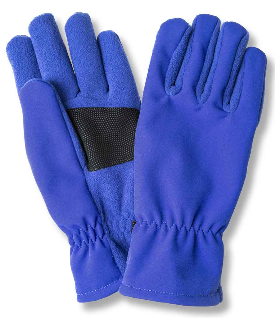Result Soft Shell Thermal Gloves Royal Blue