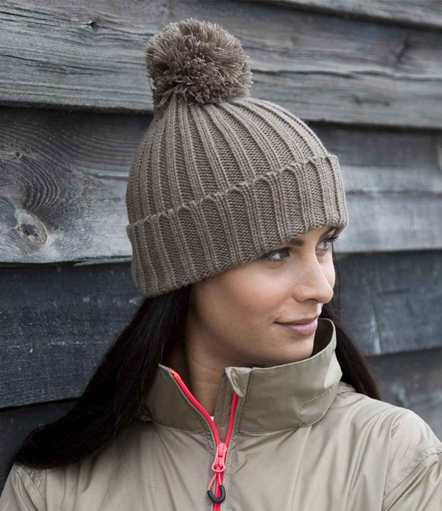 Result HDi Quest Knitted Hat | Fennel - Result Winter Essentials Headwear - Lancashire Teamwear