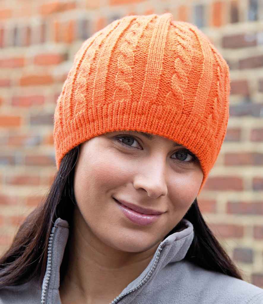 Result Mariner Knitted Hat | Burnt Orange - Result Winter Essentials Headwear - Lancashire Teamwear