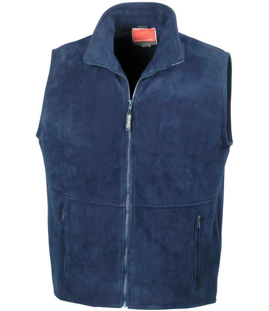 Result Polartherm™ Fleece Bodywarmer | Navy Gilet - Lancashire Teamwear