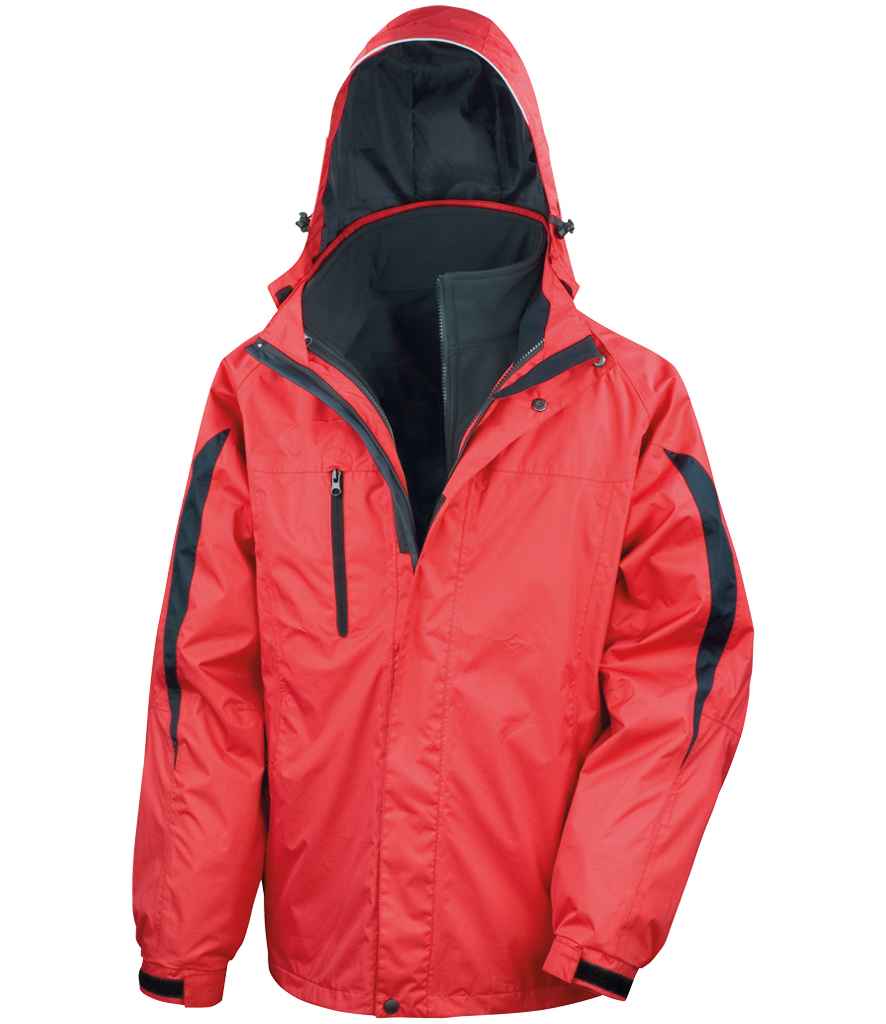 Result Journey 3-in-1 Jacket with Soft Shell Inner Red/Black