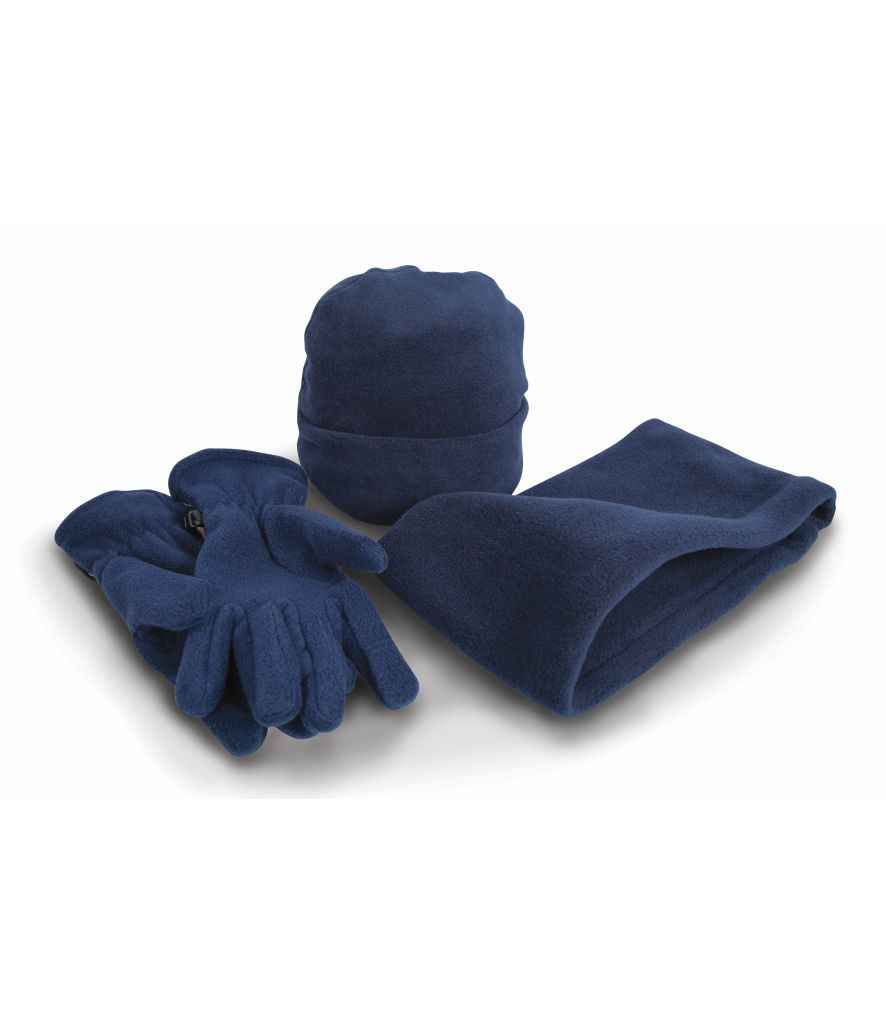 Result Polartherm™ Accessory Set | Navy - Result Winter Essentials Headwear - Lancashire Teamwear
