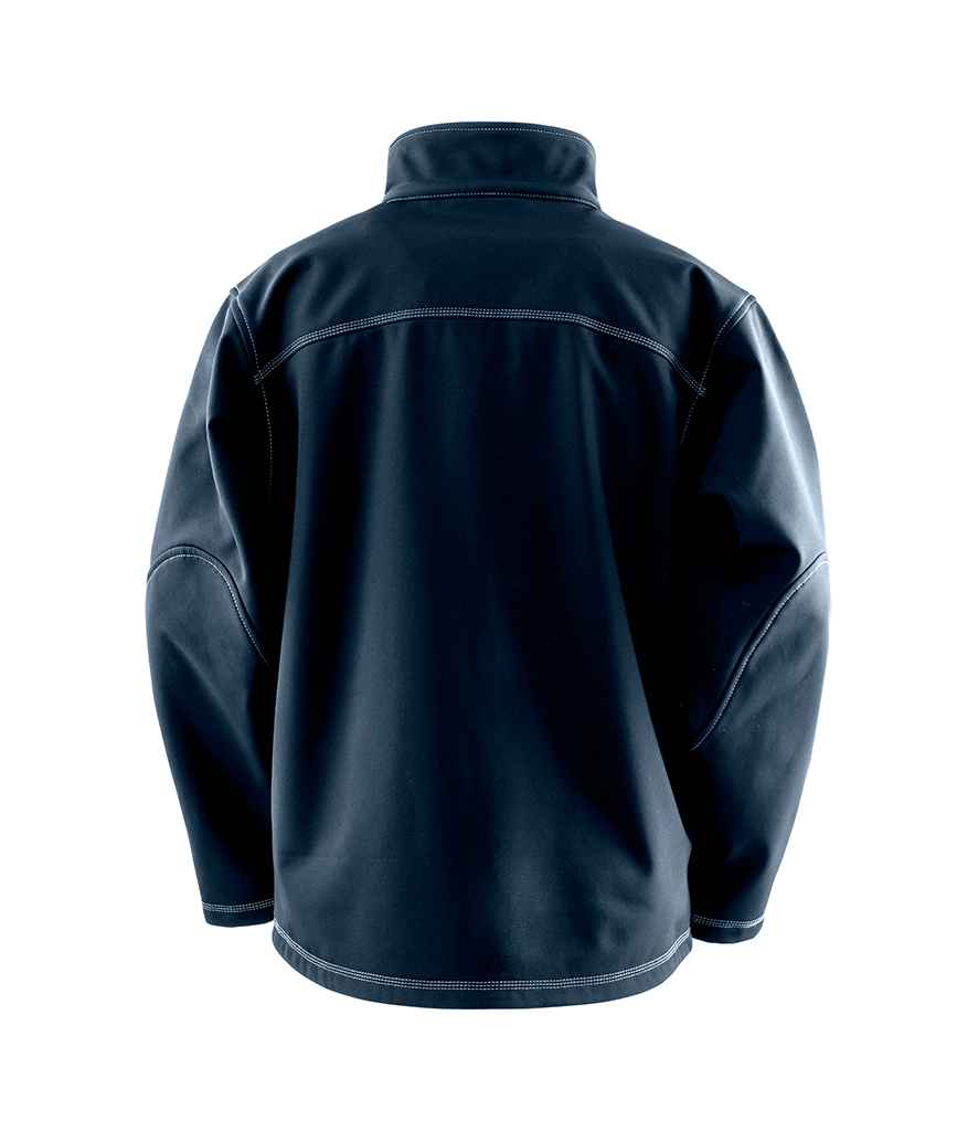 Result Work-Guard Treble Stitch Soft Shell Jacket | Navy - Lancashire Teamwear