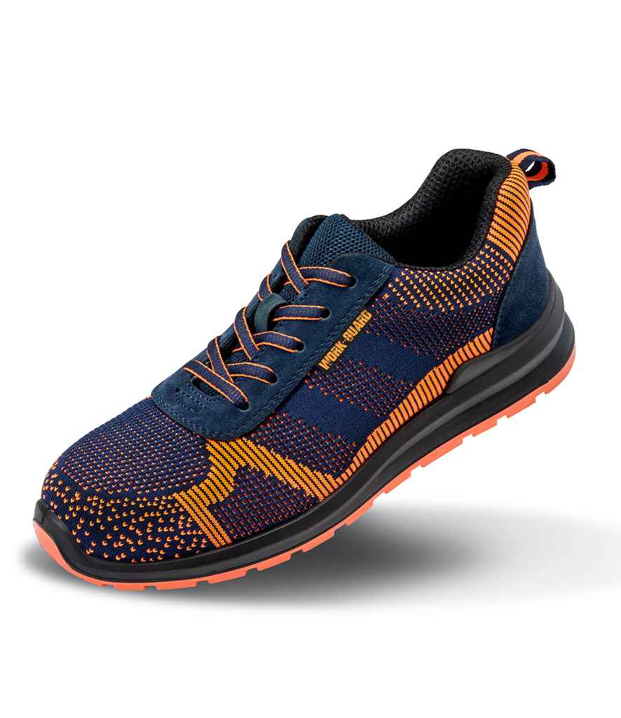 Result Work-Guard Hardy SRA SB Safety Trainers | Navy/Orange Footwear - Lancashire Teamwear