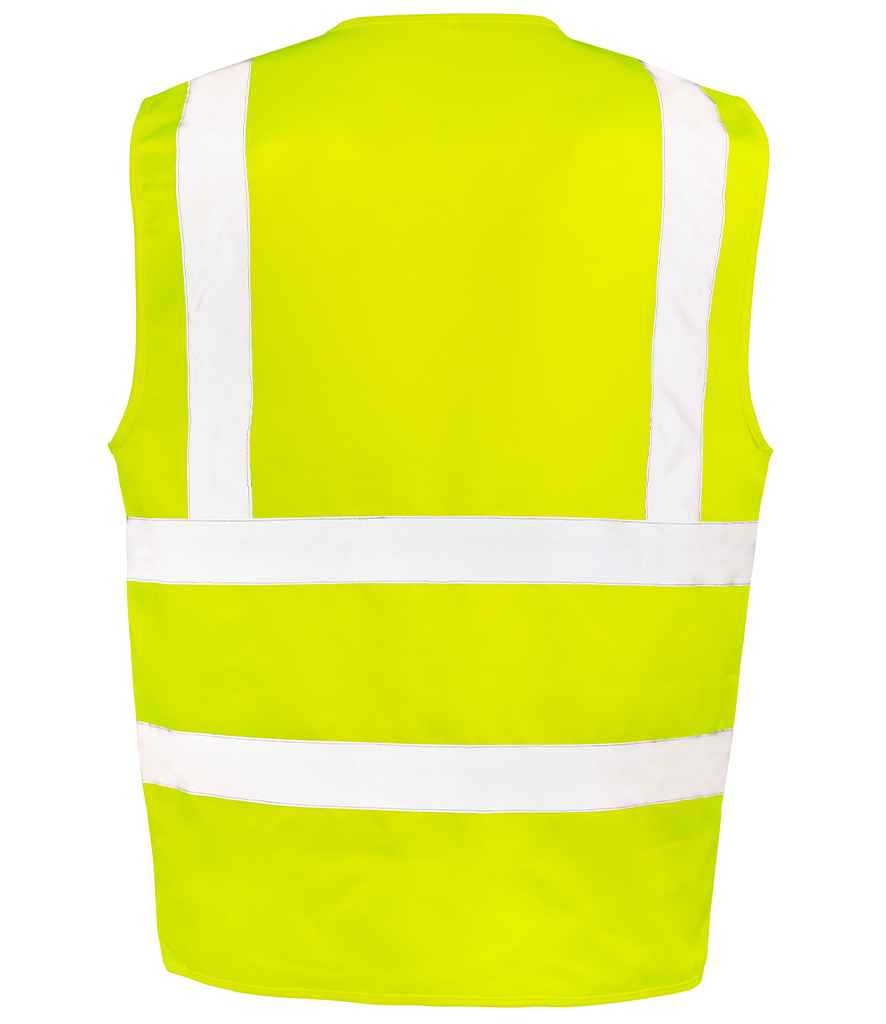 Result Safe-Guard Heavy Duty Poly/Cotton Security Vest | Yellow Waistcoat - Lancashire Teamwear