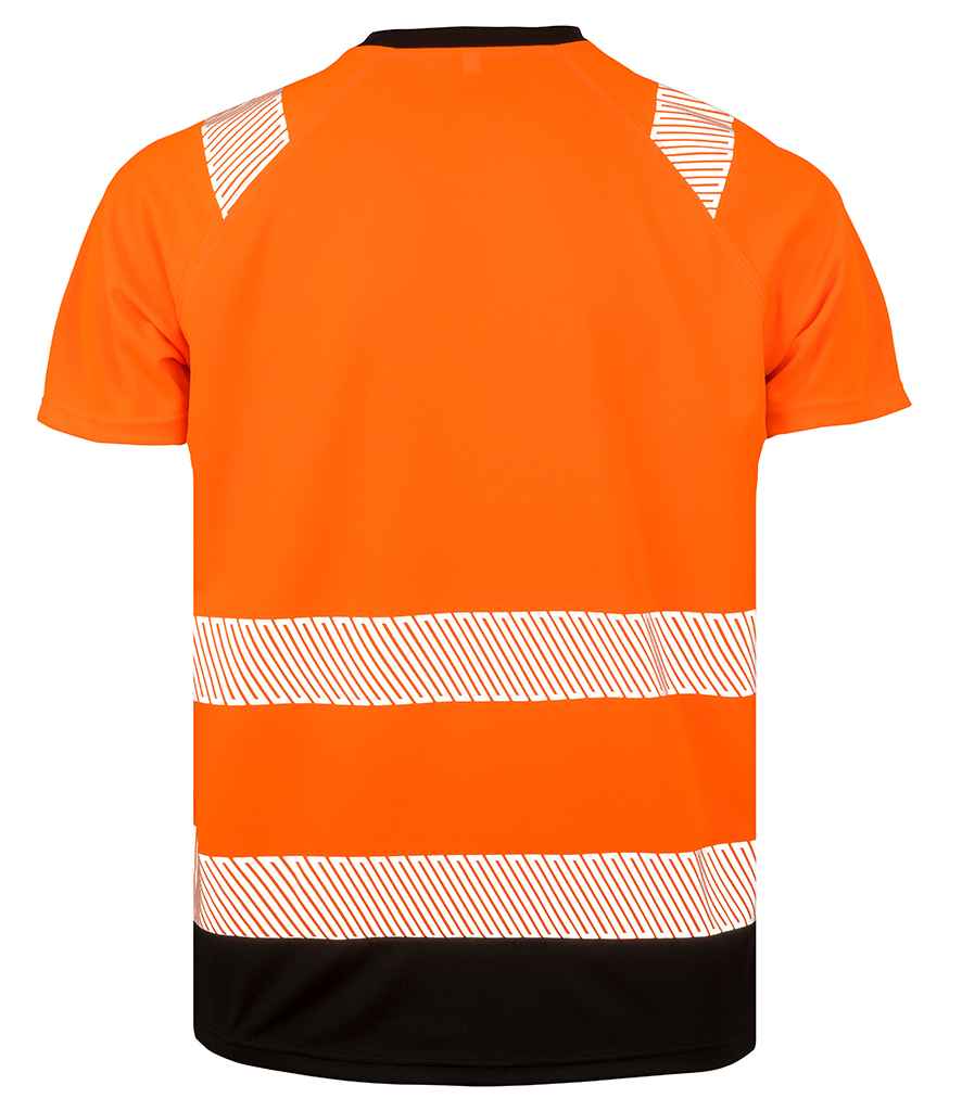 Result Genuine Recycled Safety T-Shirt | Fluorescent Orange - Lancashire Teamwear