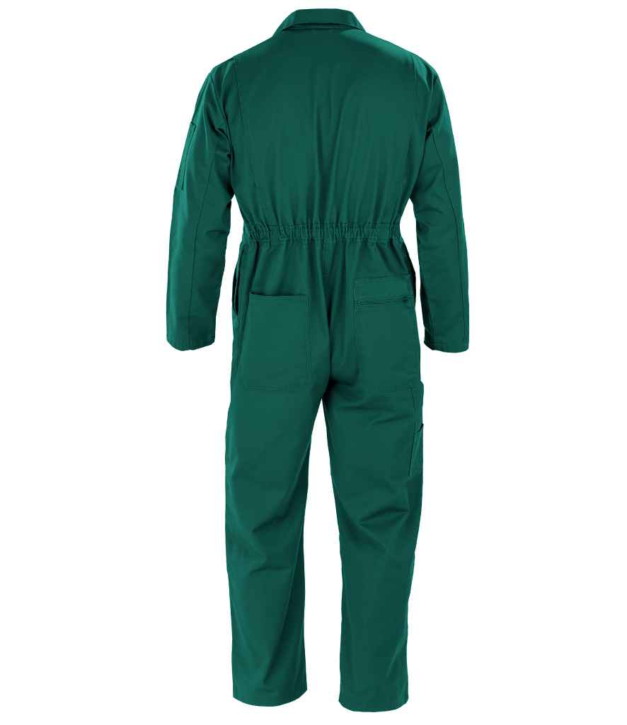 Result Genuine Recycled Action Overalls | Bottle Green Coverall - Lancashire Teamwear