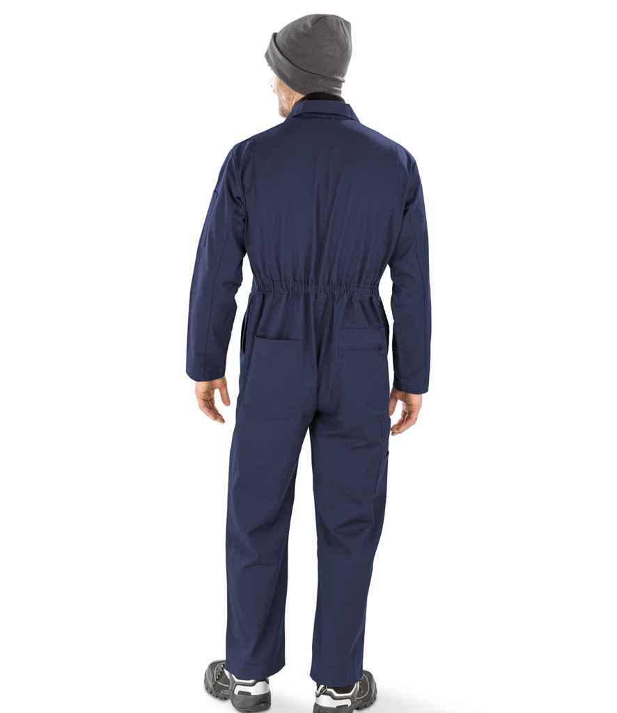 Result Genuine Recycled Action Overalls | Navy Coverall - Lancashire Teamwear