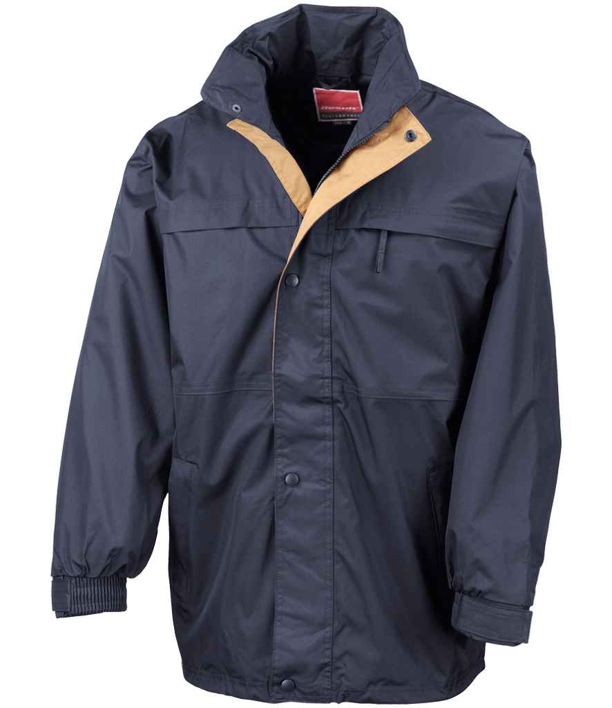 Result Multi-Function Midweight Jacket | Navy/Sand - Lancashire Teamwear