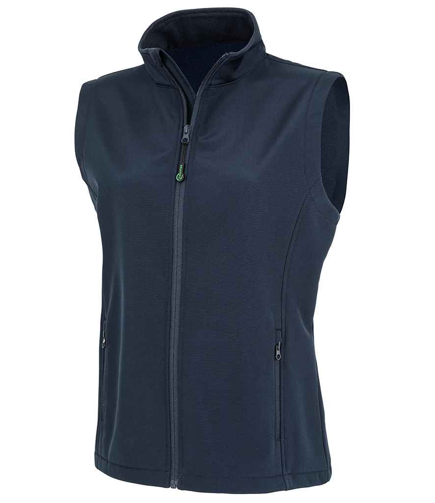 Result Genuine Recycled Ladies Printable Soft Shell Bodywarmer Navy