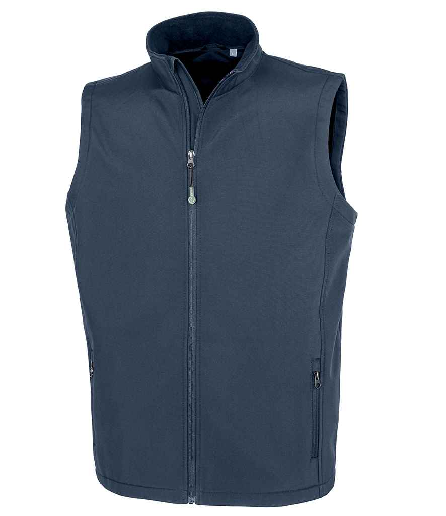 Result Genuine Recycled Printable Soft Shell Bodywarmer Navy