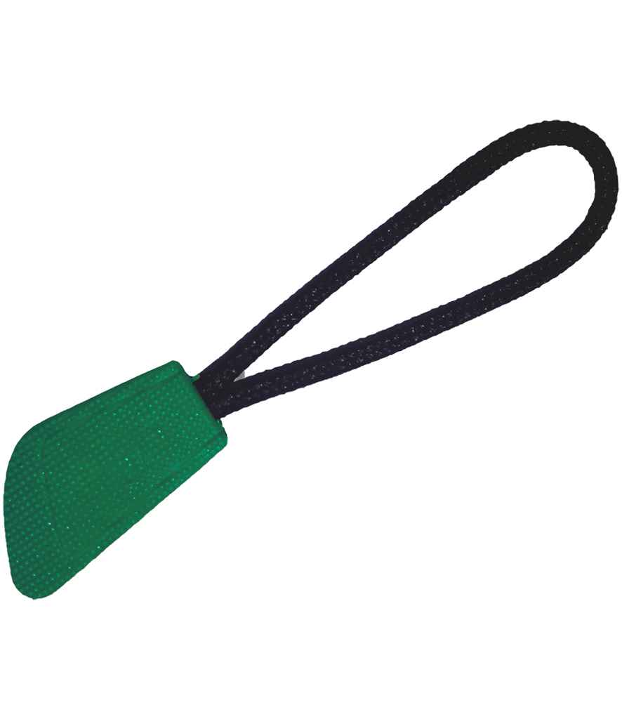 Result Interchangeable Zip Pulls Kelly Green