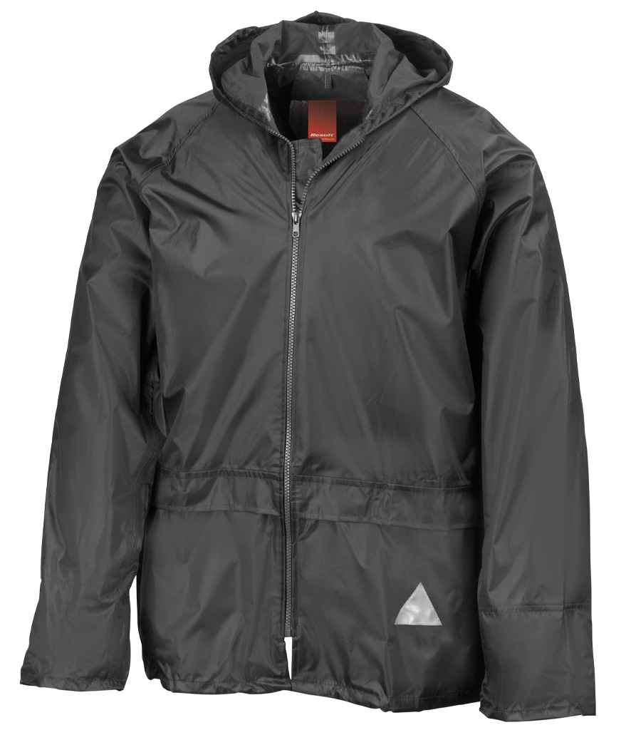 Result Waterproof Jacket/Trouser Suit in Carry Bag Black
