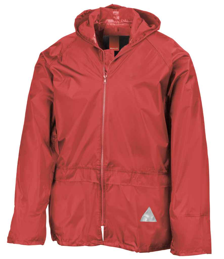 Result Waterproof Jacket/Trouser Suit in Carry Bag Red