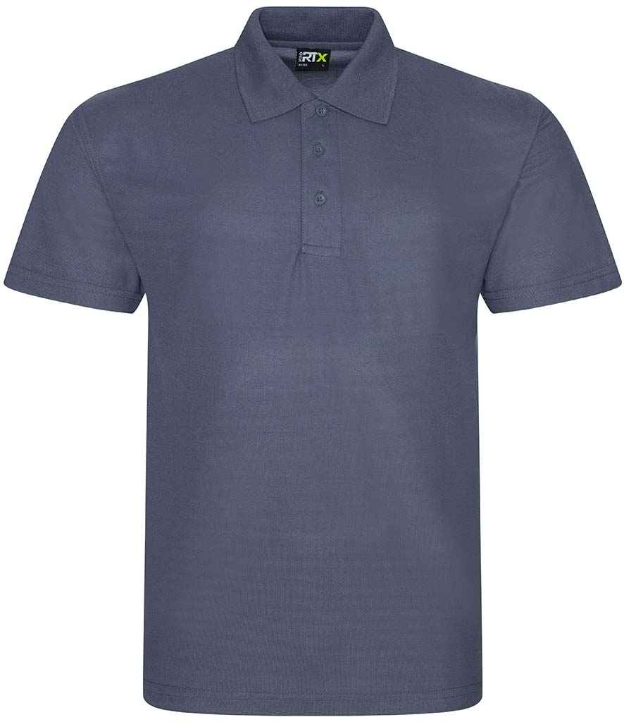Pro RTX Pro Polyester Polo Shirt Solid Grey