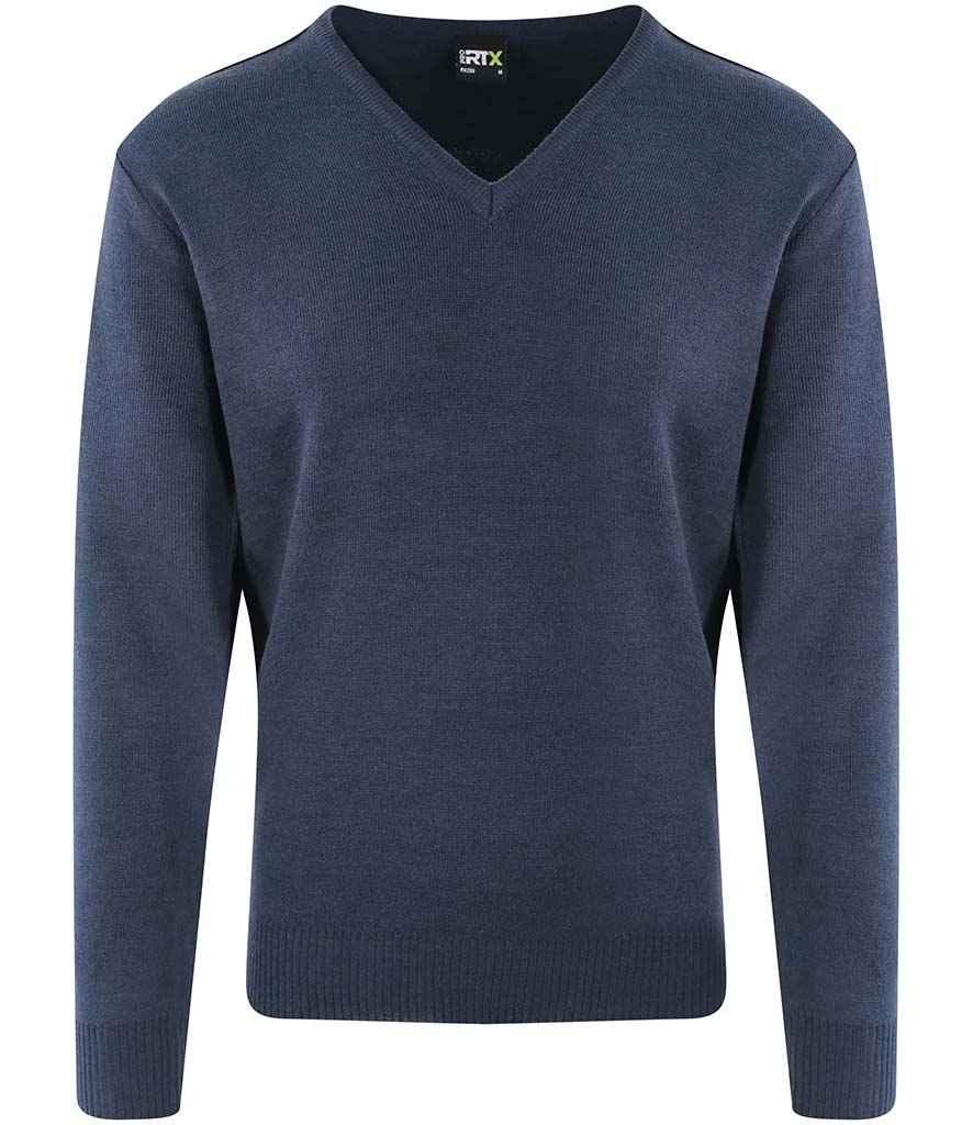 Pro RTX Pro Acrylic V Neck Sweater Navy