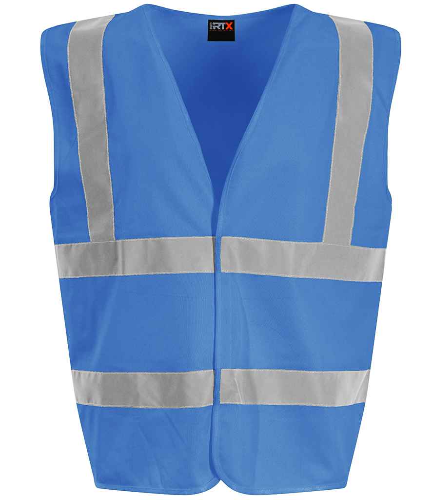 Pro RTX High Visibility Kids Waistcoat Royal Blue