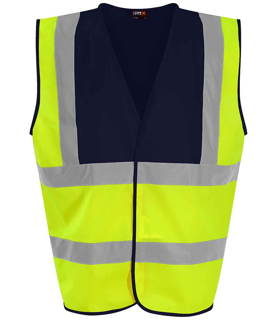 Pro RTX High Visibility Waistcoat | Yellow/Navy Yellow/Navy