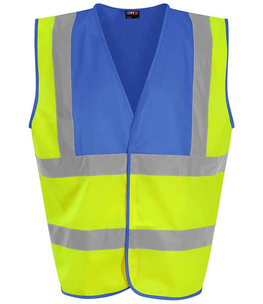 Pro RTX High Visibility Waistcoat | Yellow/Royal Blue Yellow/Royal Blue