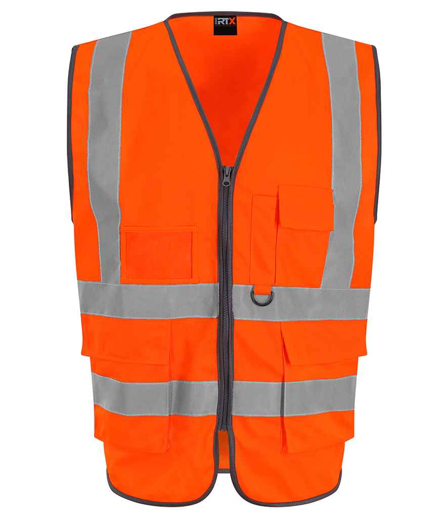 Pro RTX High Visibility Executive Waistcoat Orange