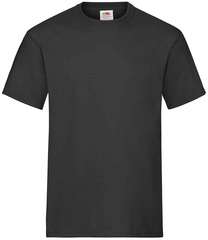 Fruit of the Loom Heavy Cotton T-Shirt Black