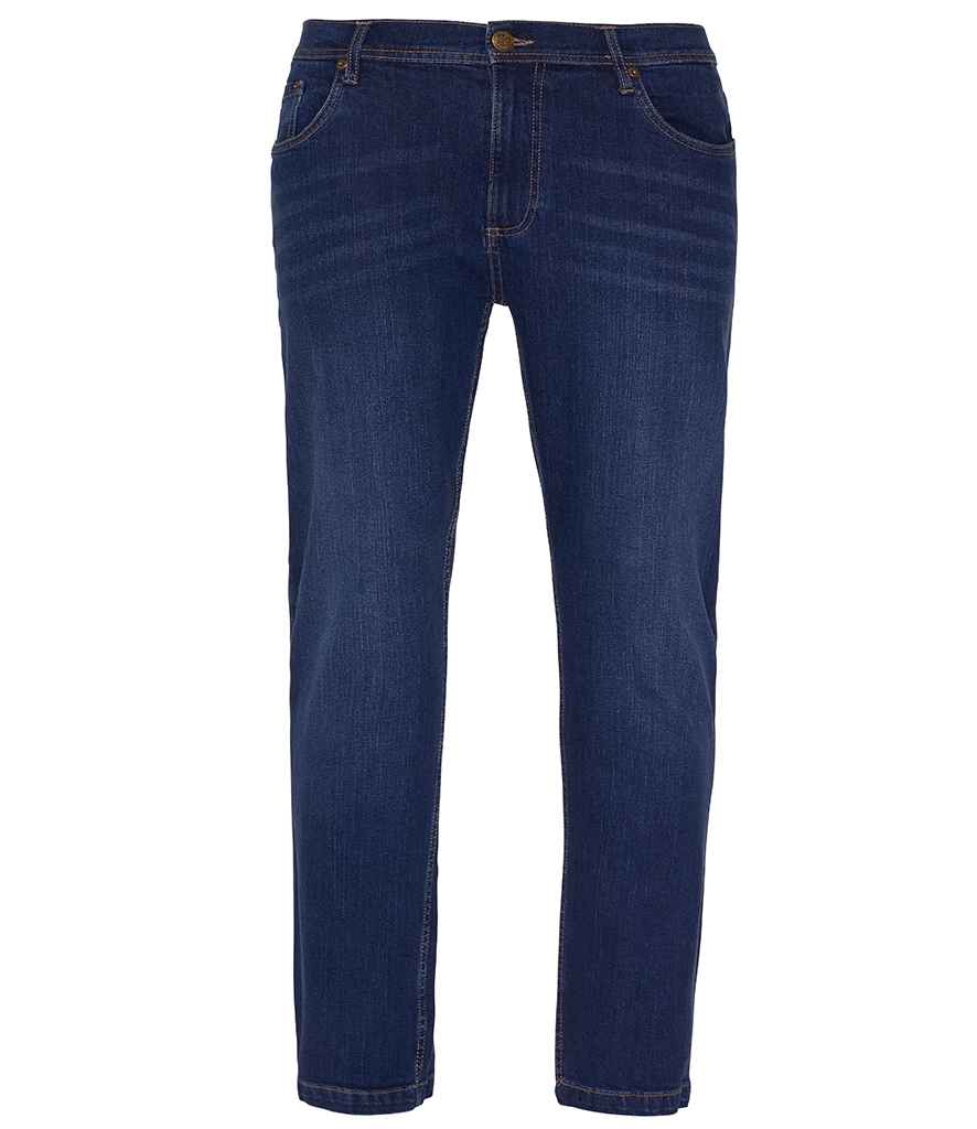 So Denim Mens Leo Straight Jeans Dark Blue Wash